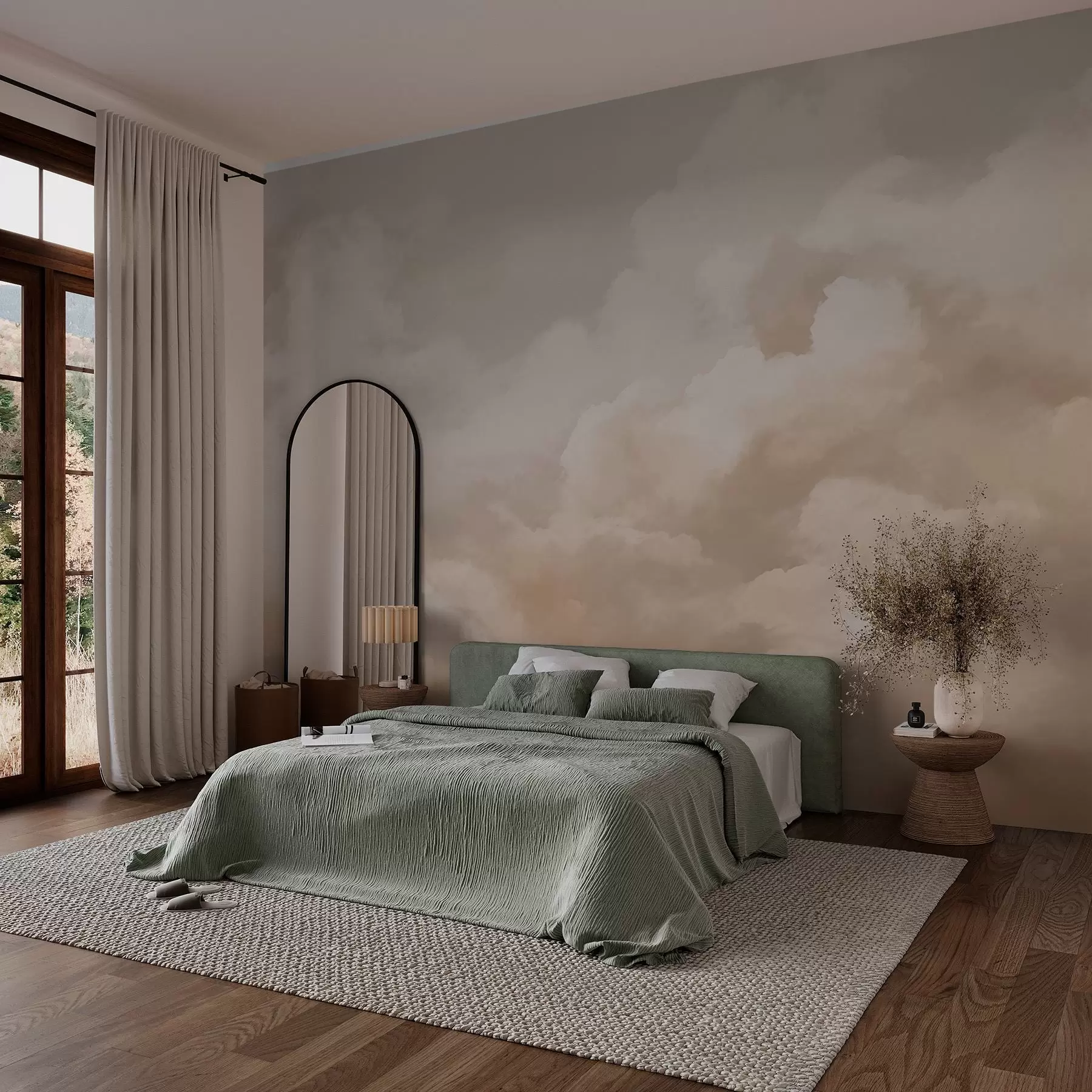 murales de pared Nubes w03136