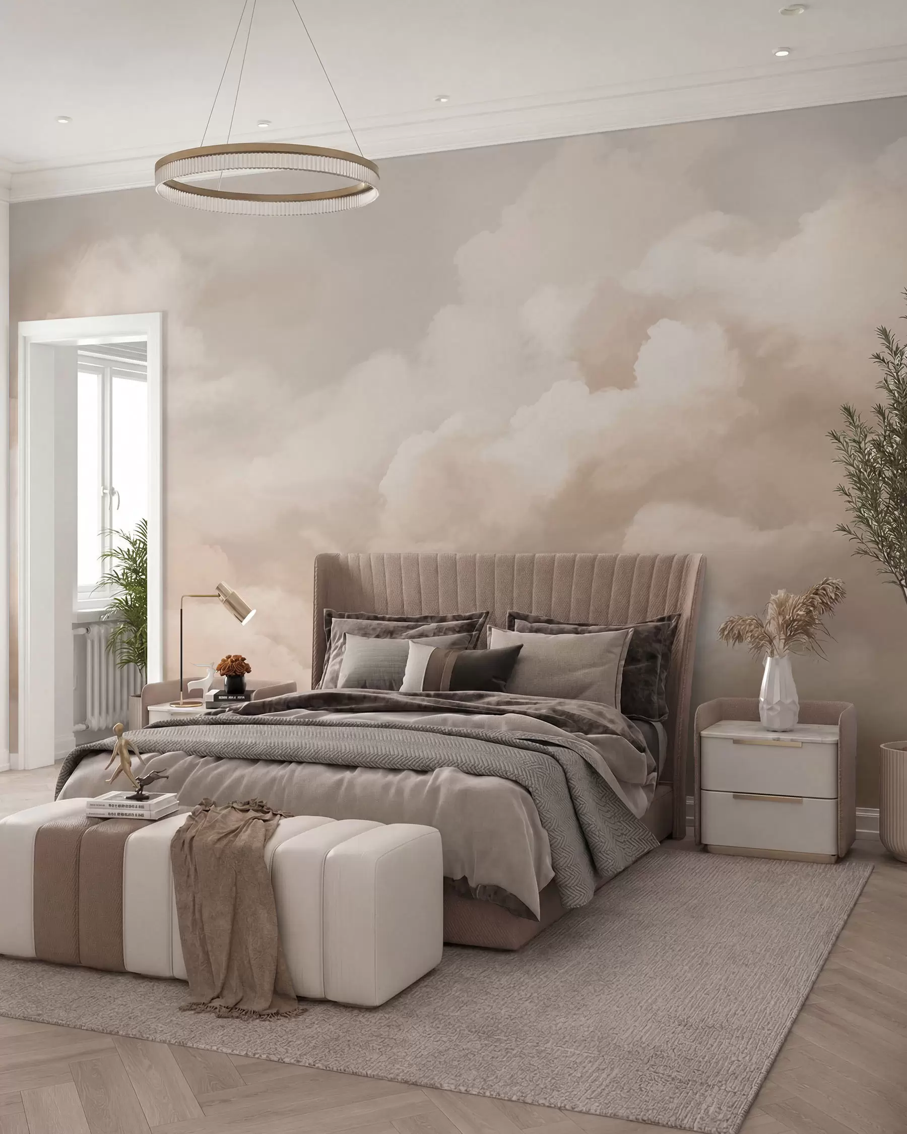 murales de pared Nubes w03136