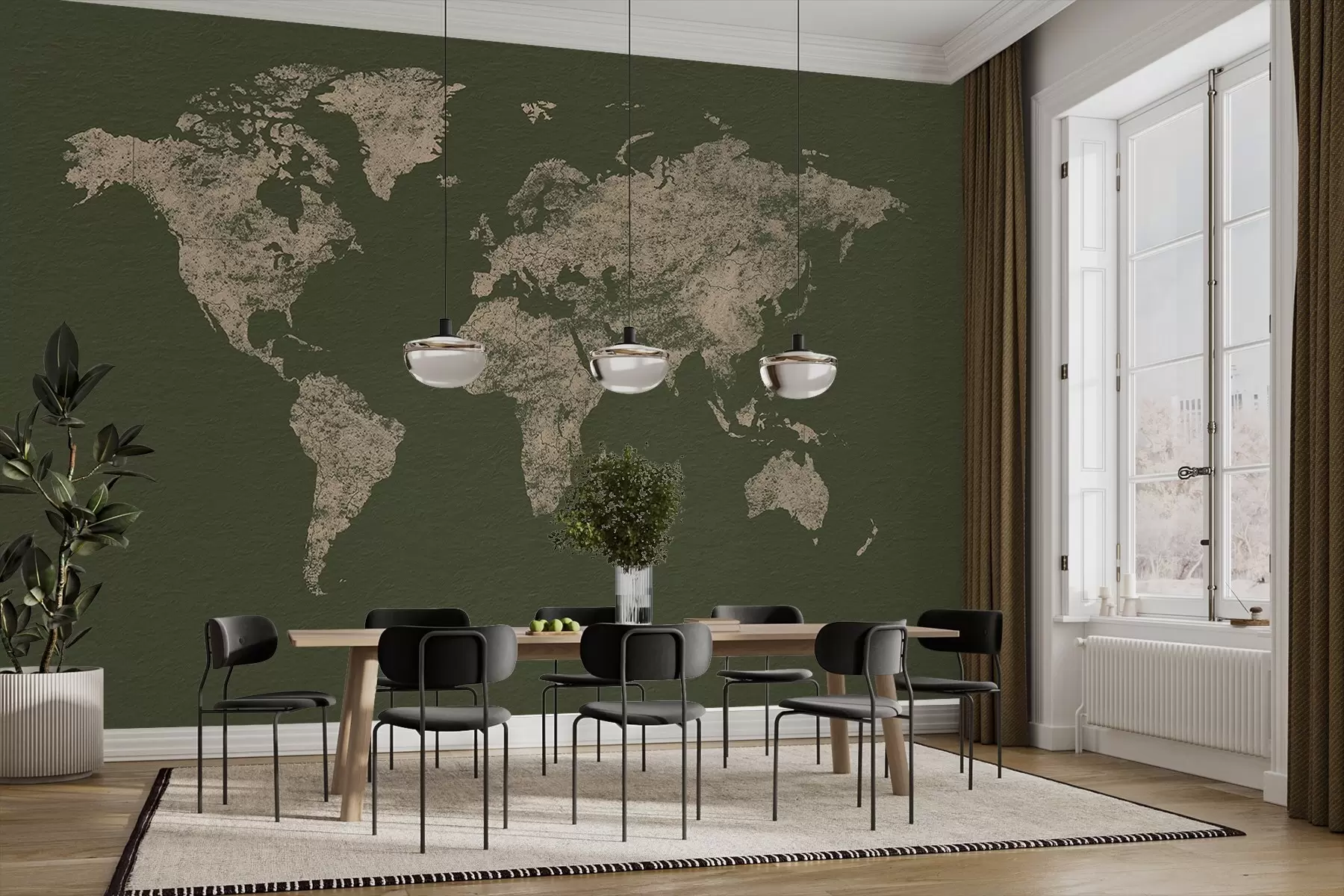 murales de pared Mundo y encanto w03312v4