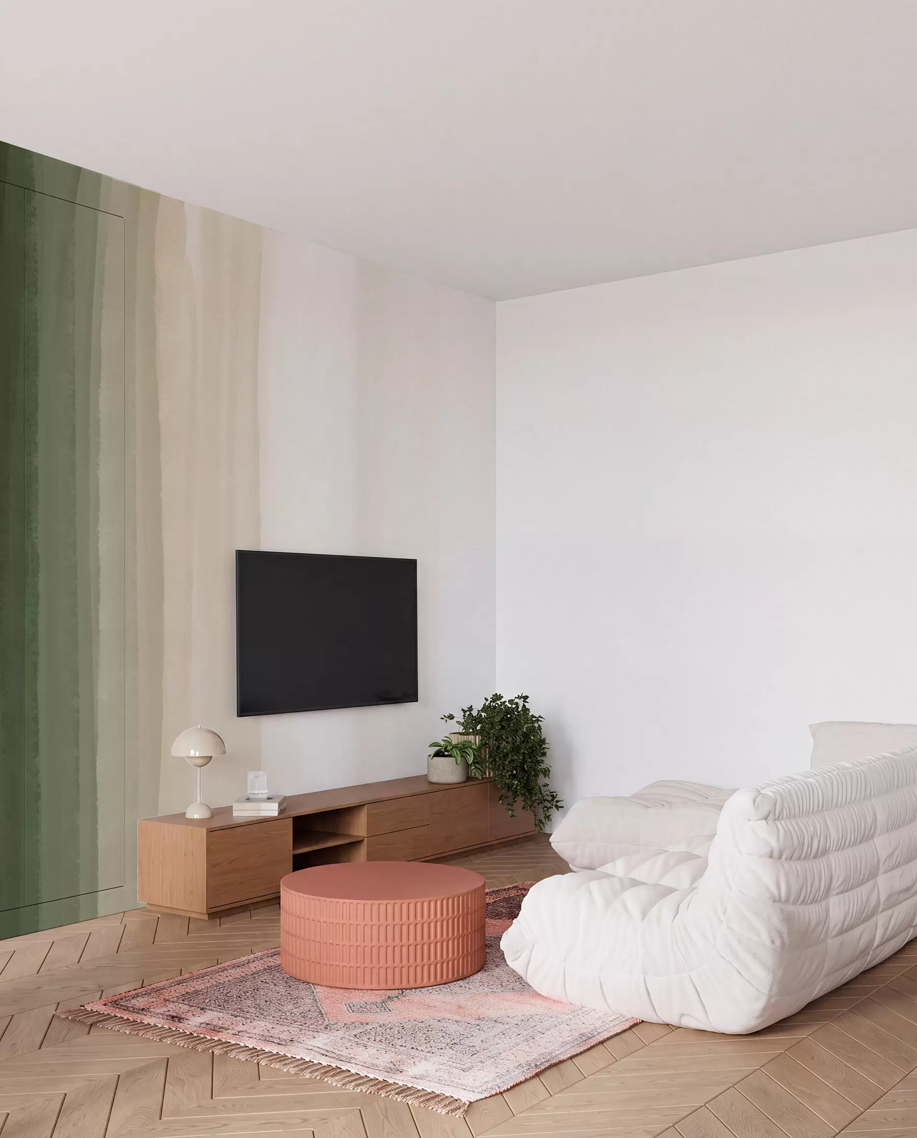 murales de pared Degradado del bosque w08915