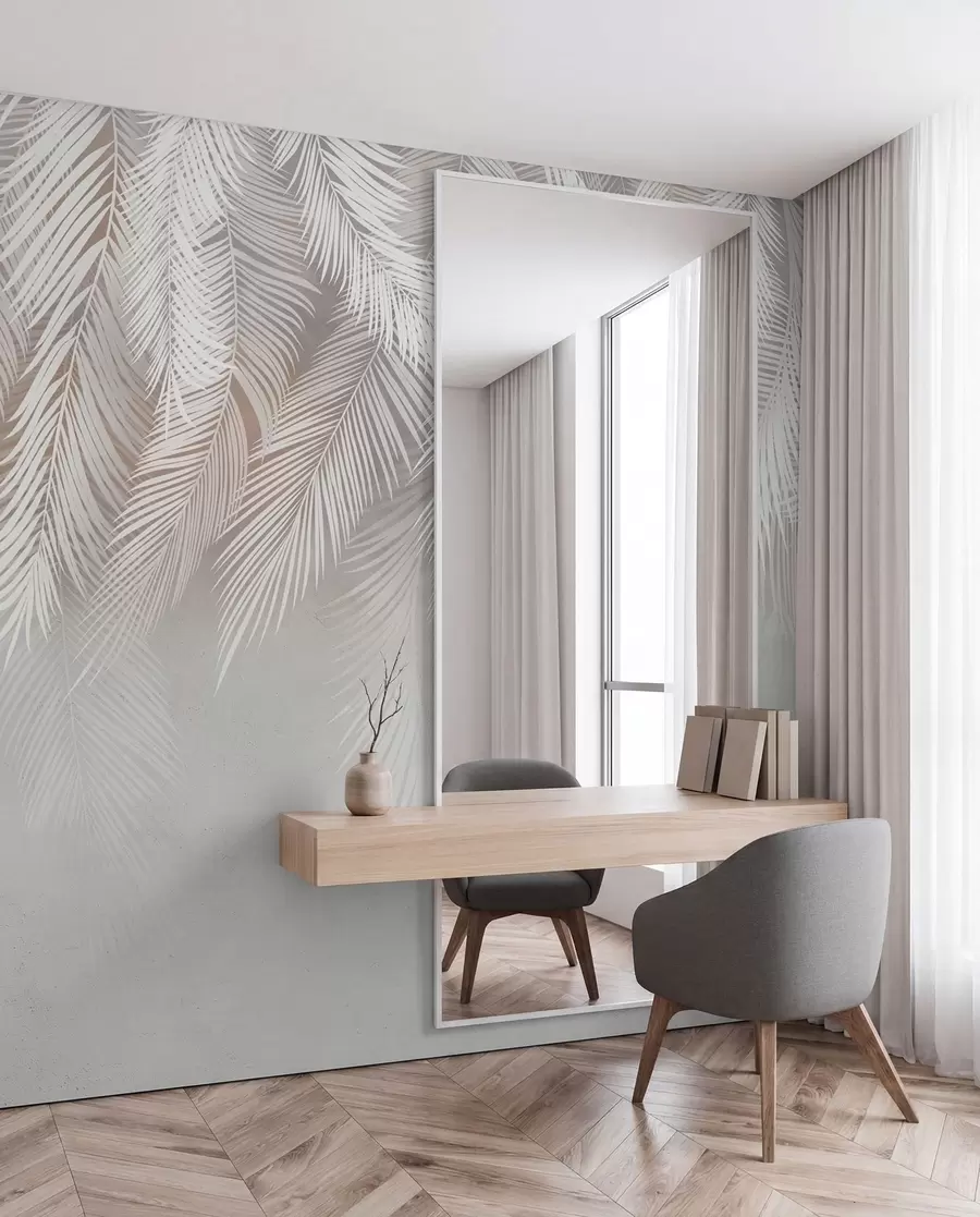 murales de pared hojas colgantes u53114