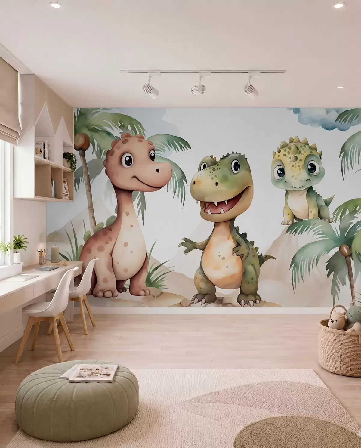 murales de pared Dinosaurios w03675