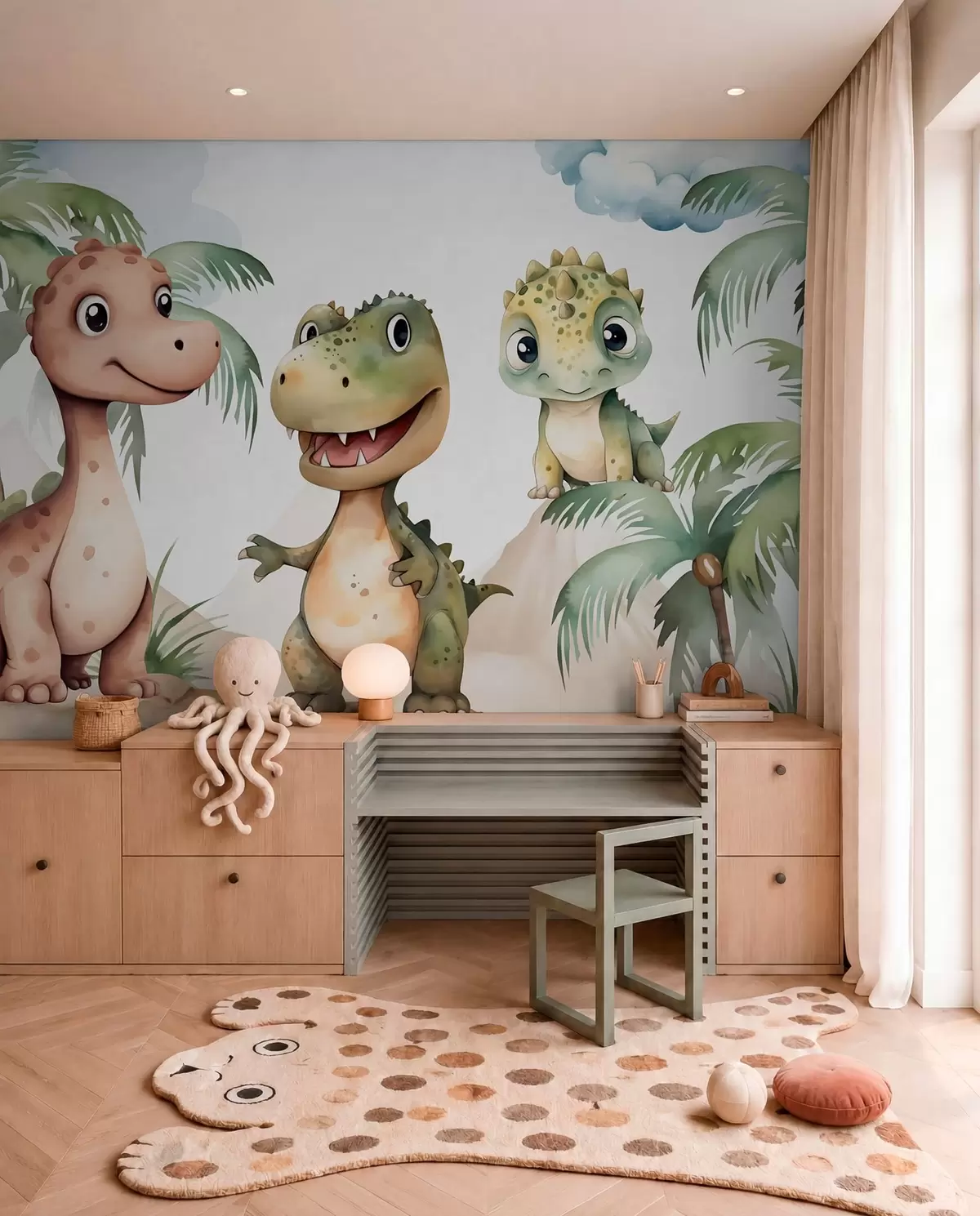 murales de pared Dinosaurios w03675