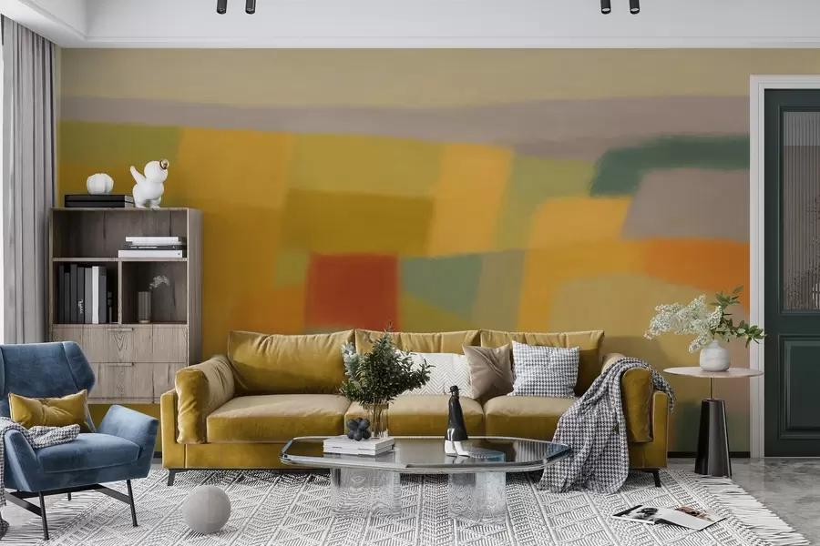 murales de pared paisaje abstracto w03966