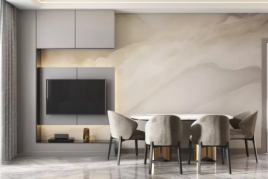 murales de pared Ondas luminosas w03922