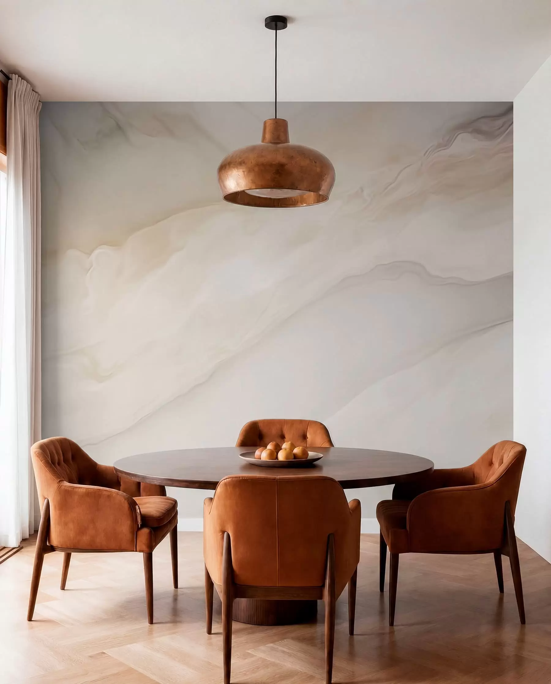 murales de pared Ondas de arenisca clara w03922