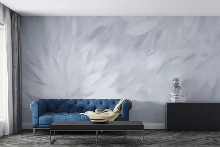 murales de pared Flores en estilo de trazos suaves w03986v3