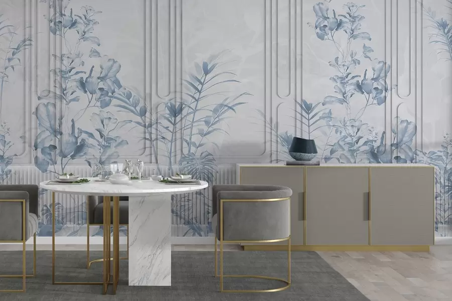 murales de pared Plantas en paneles w04133v1