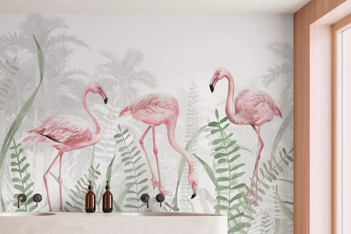 Murales de pared Flamingo w04122v1 murales de pared Flamingo w04122v1
