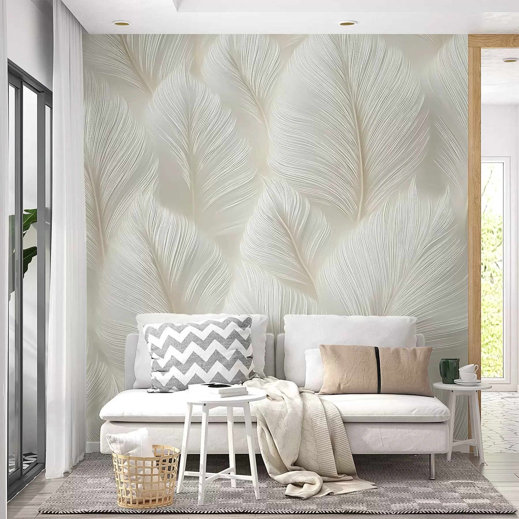 murales de pared Plumas grandes w04181