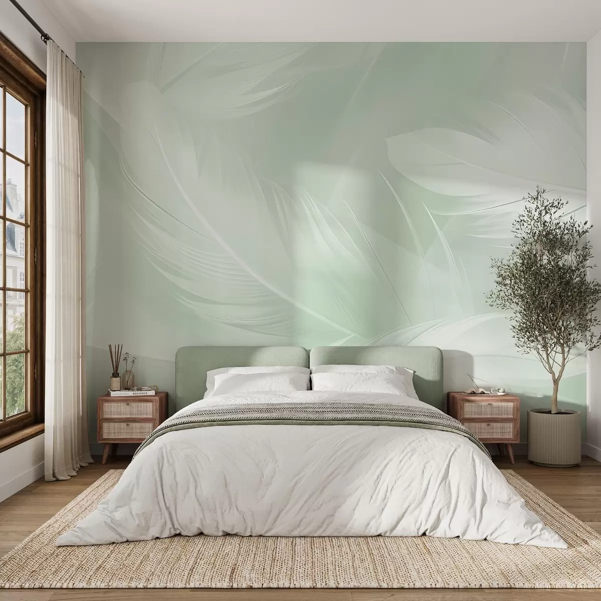 murales de pared Plumas w04182