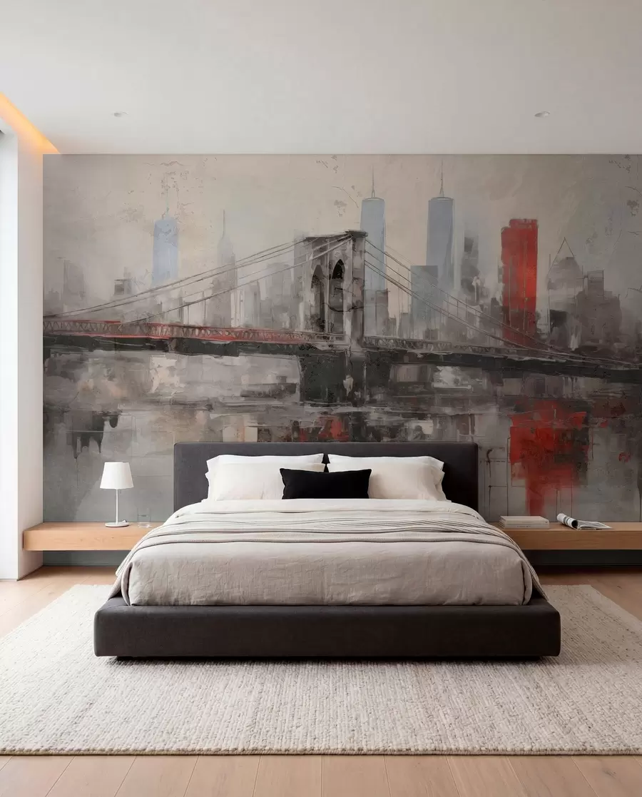 murales de pared Loftscape urbano w04192