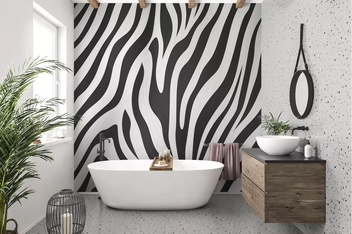 murales de pared Motivo de cebra w04214