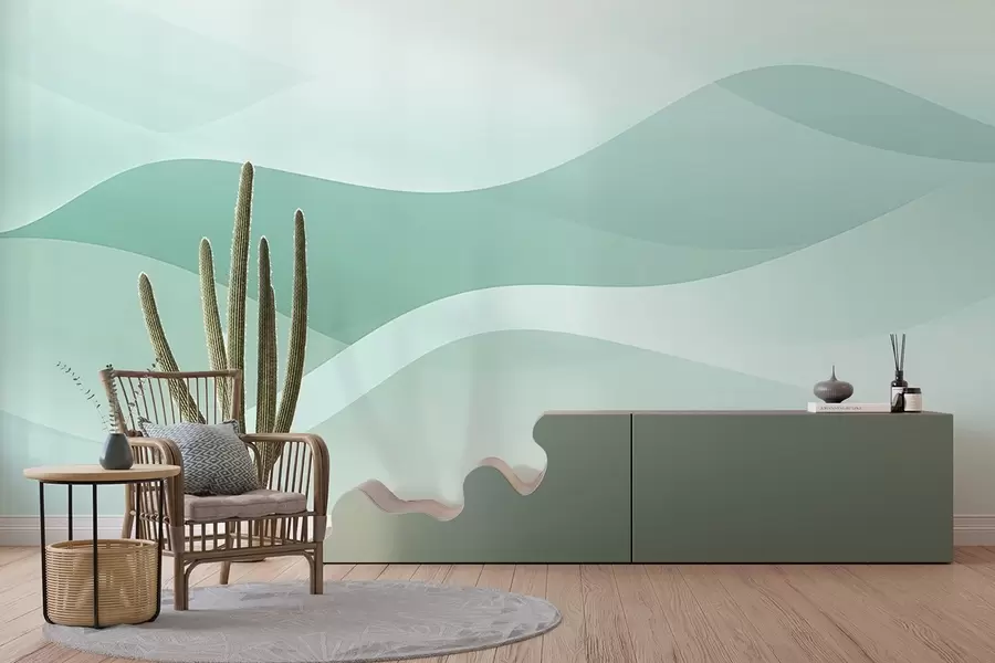 murales de pared Ondas abstractas w04288v1