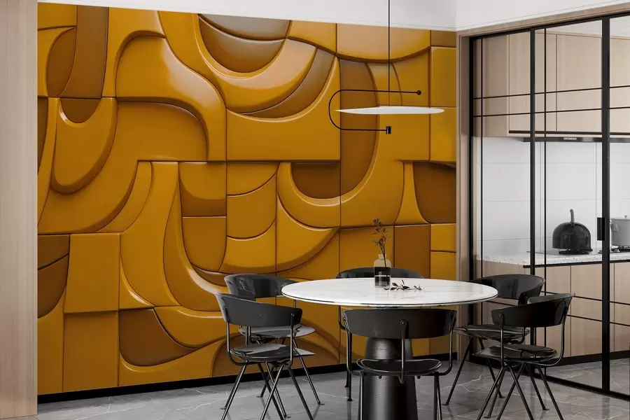 murales de pared Pared pintada en relieve w04321