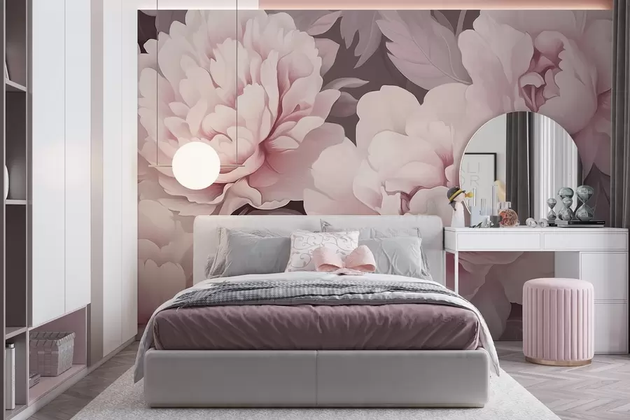 murales de pared Peonías w04375