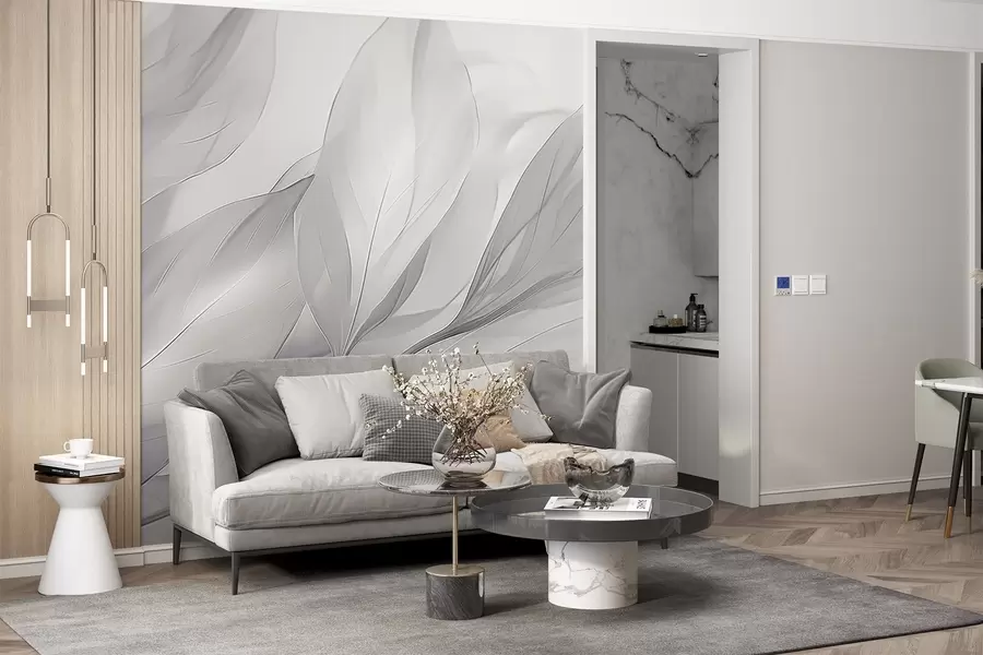 murales de pared Hojas transparentes w04376