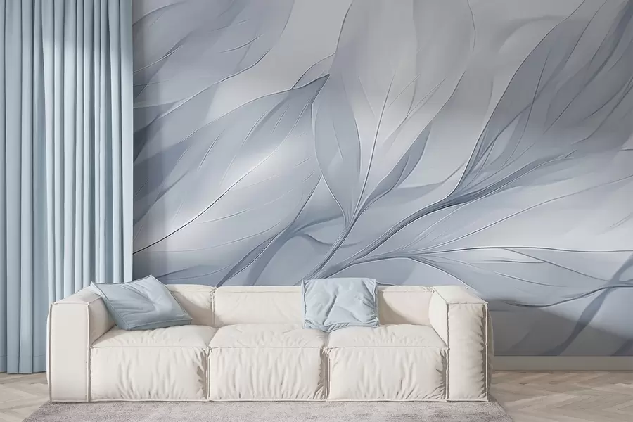 murales de pared Hojas transparentes w04376v1