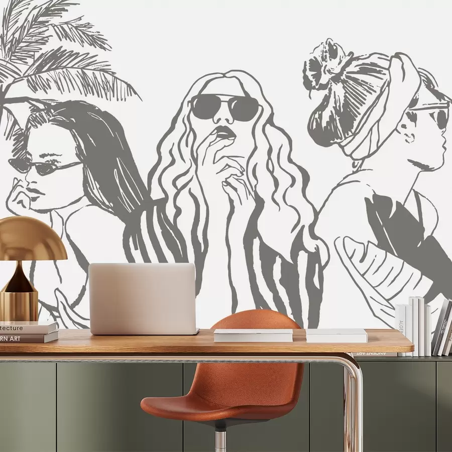 Murales de pared Chicas w04463v1 murales de pared Chicas w04463v1