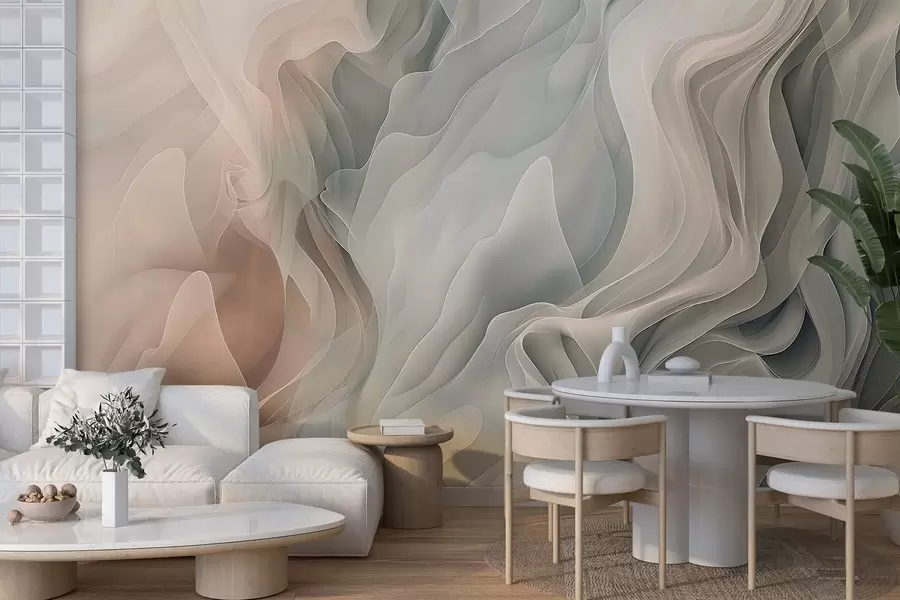 murales de pared Ondas abstractas w04450