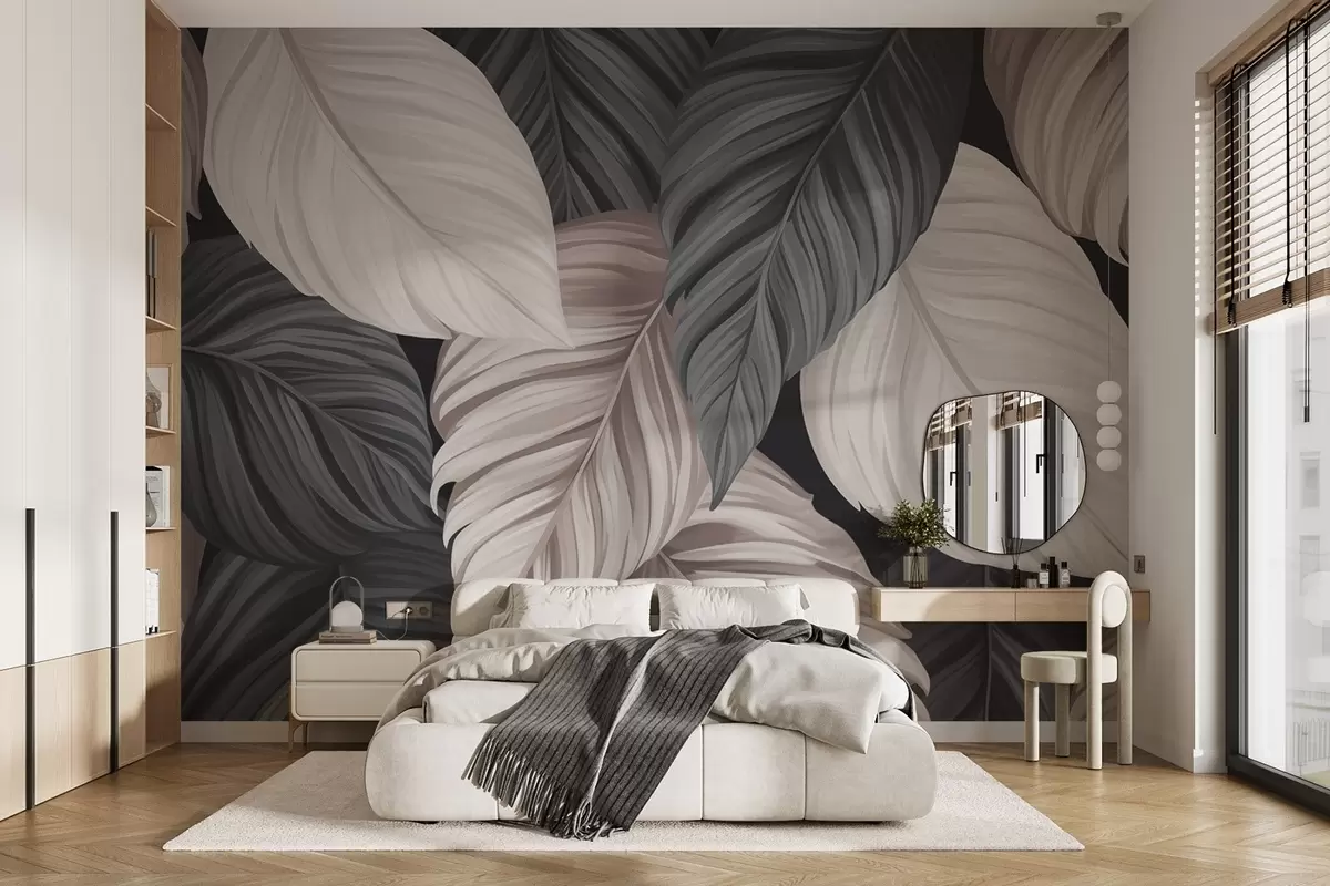 murales de pared Hojas colgantes w04477