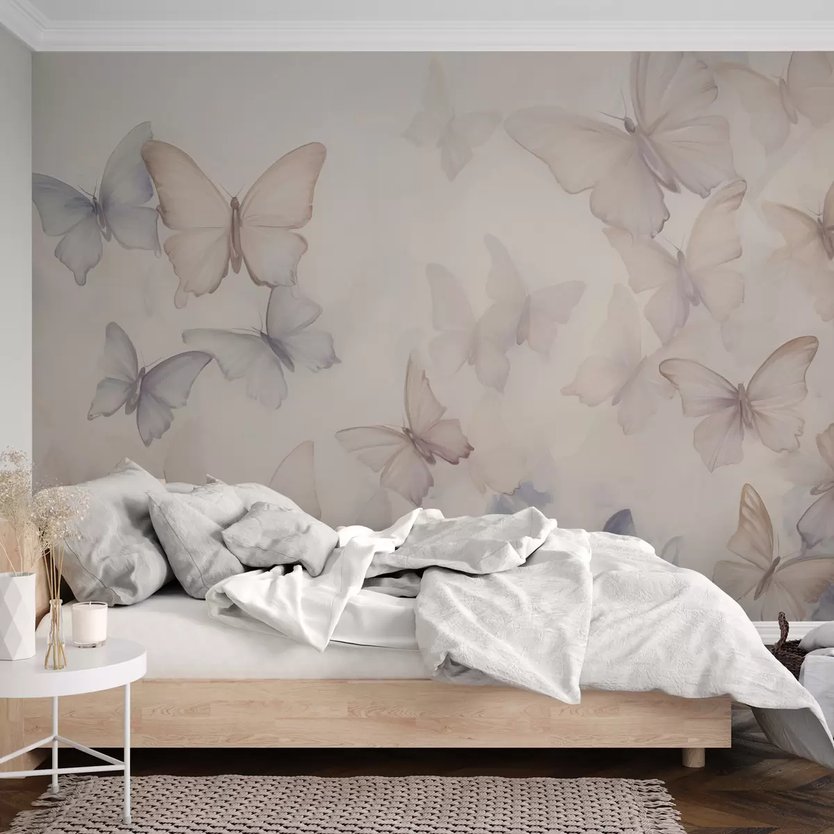 murales de pared Alas en arena y lila w04534v1