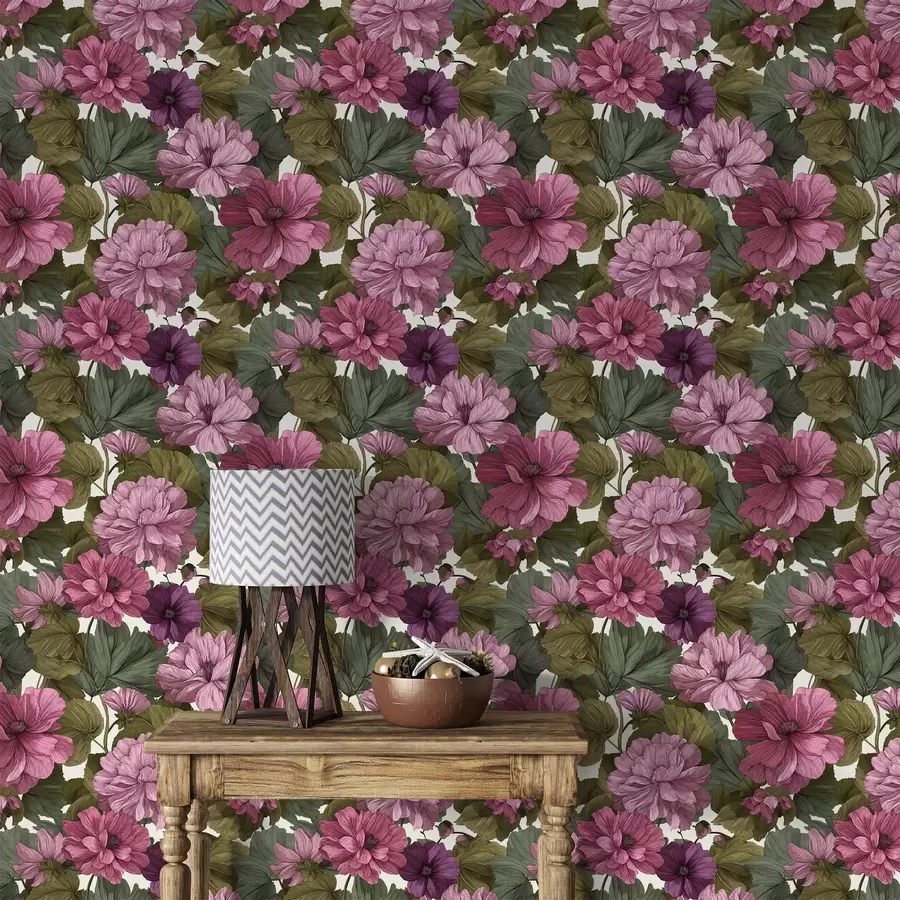murales de pared Flores rosas a00541