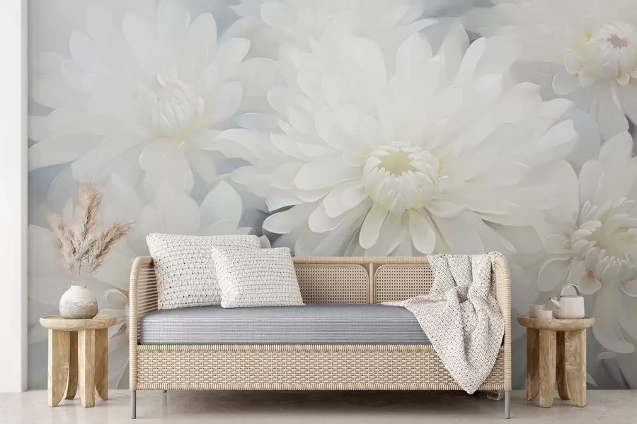 murales de pared Crisantemos w04596