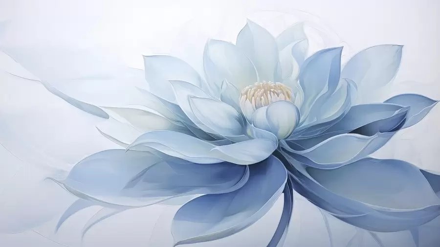 murales de pared El misterio de la flor w04563