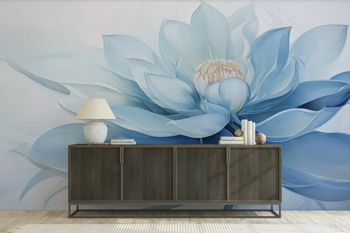 murales de pared El misterio de la flor w04563