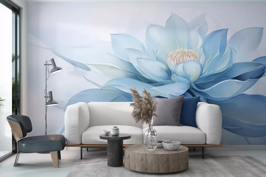 murales de pared El misterio de la flor w04563