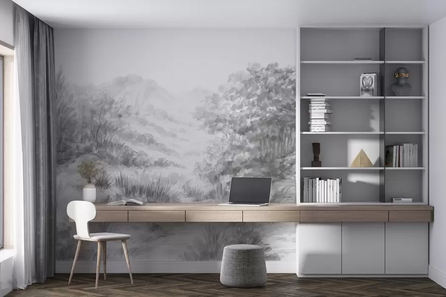 murales de pared Contornos coloridos w04572v2