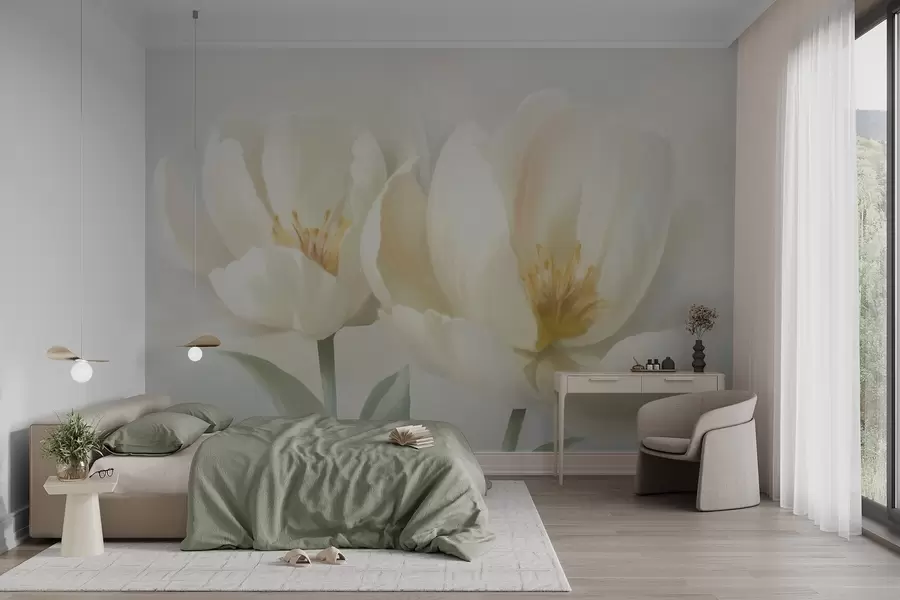 murales de pared Flores en flor w04652