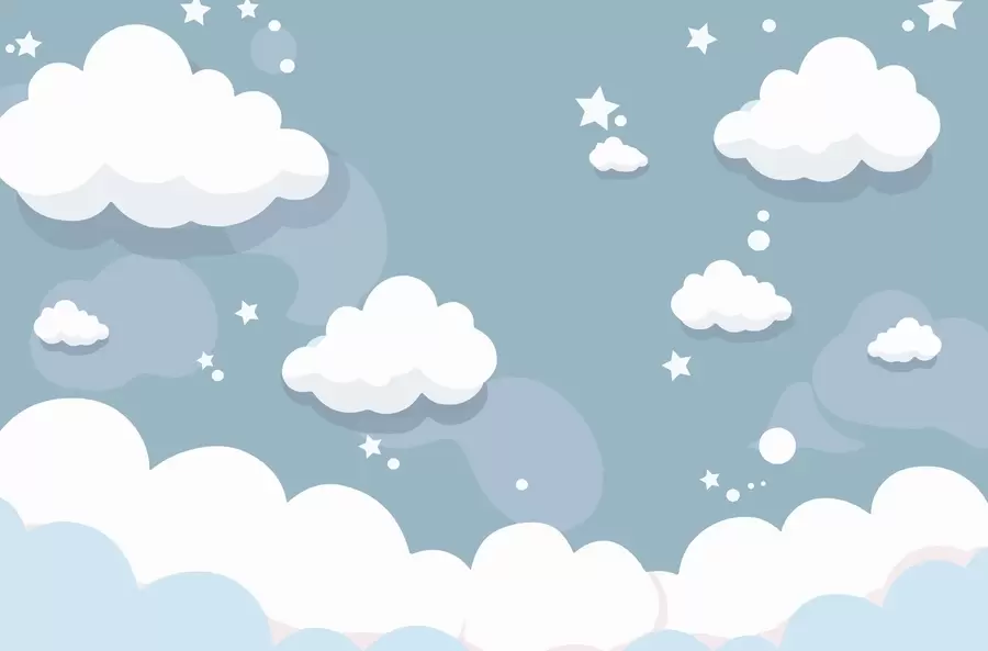 murales de pared Nubes de ensueño w04640