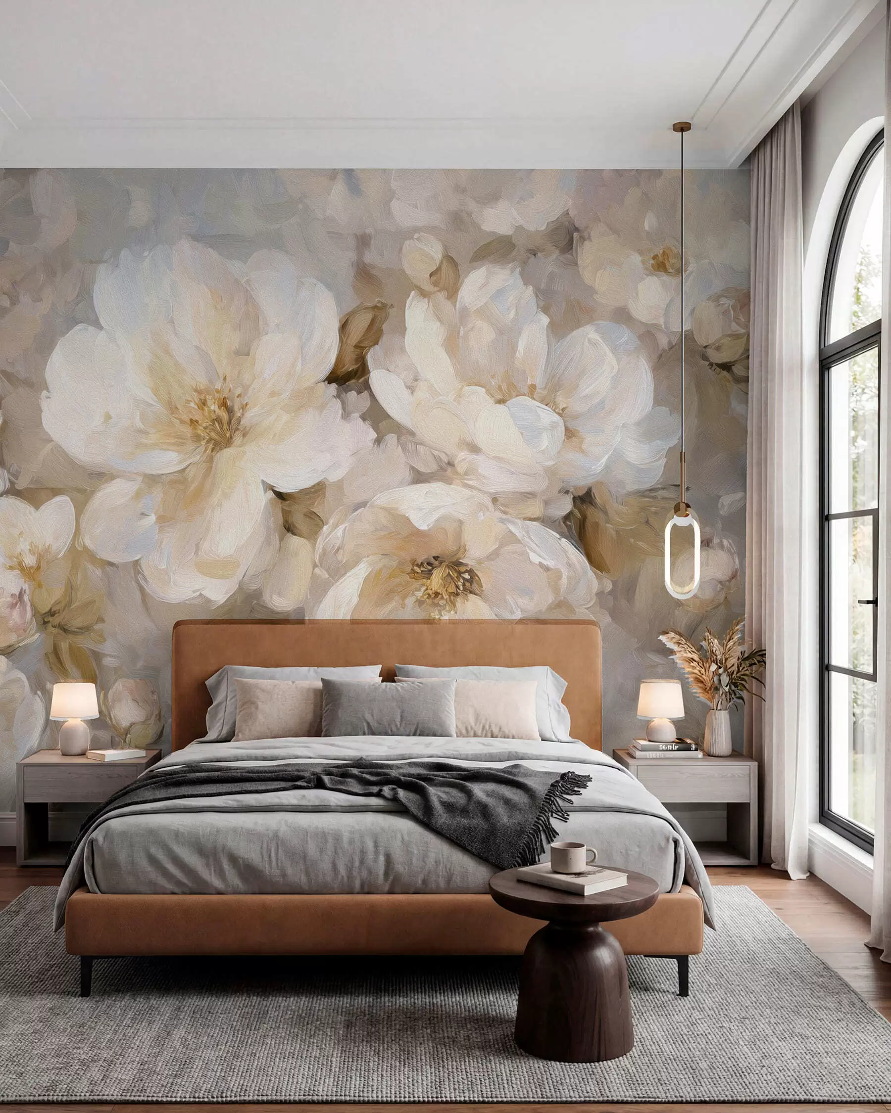 murales de pared Ramo color marfil w04633
