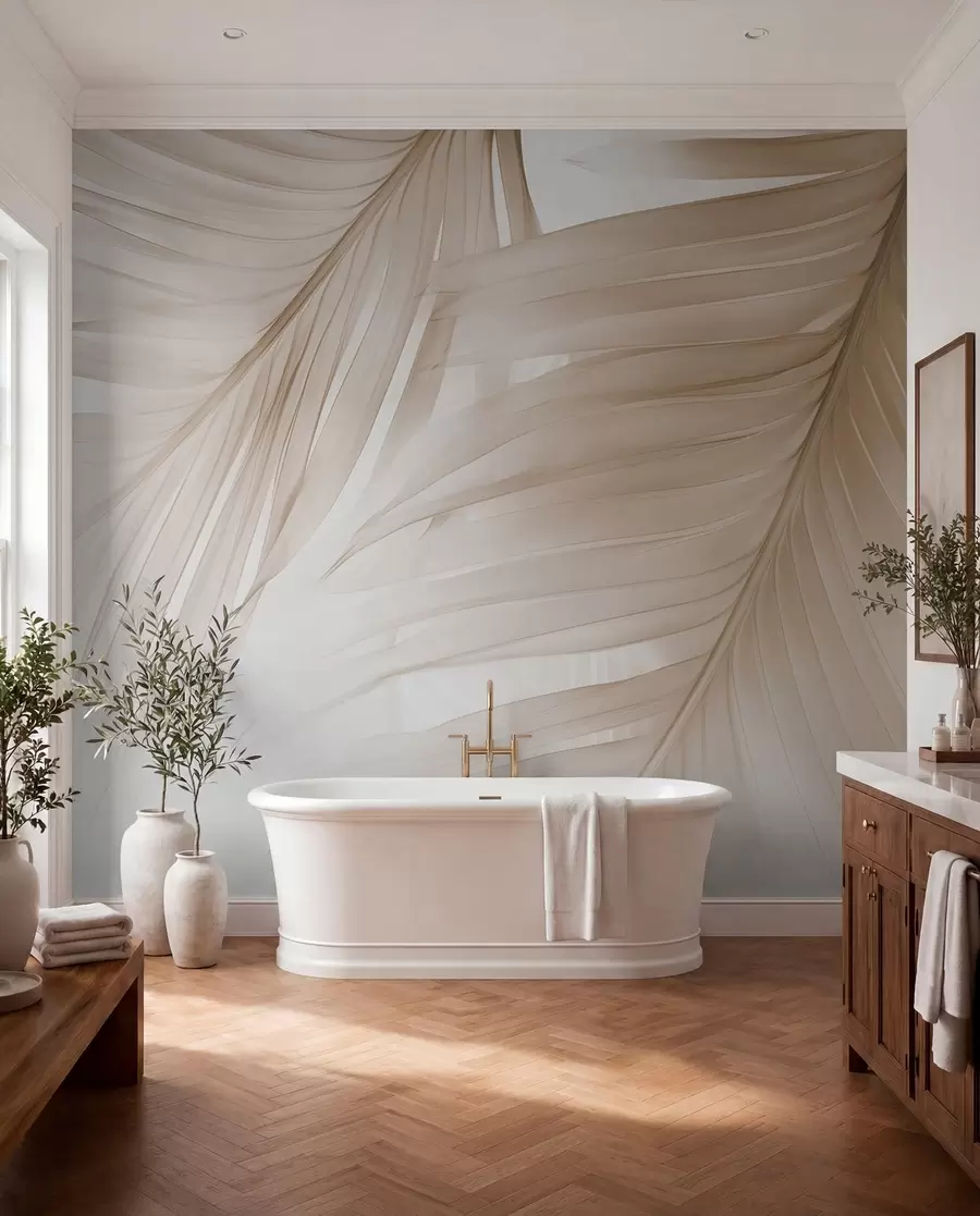 murales de pared Hojas de helecho w04727