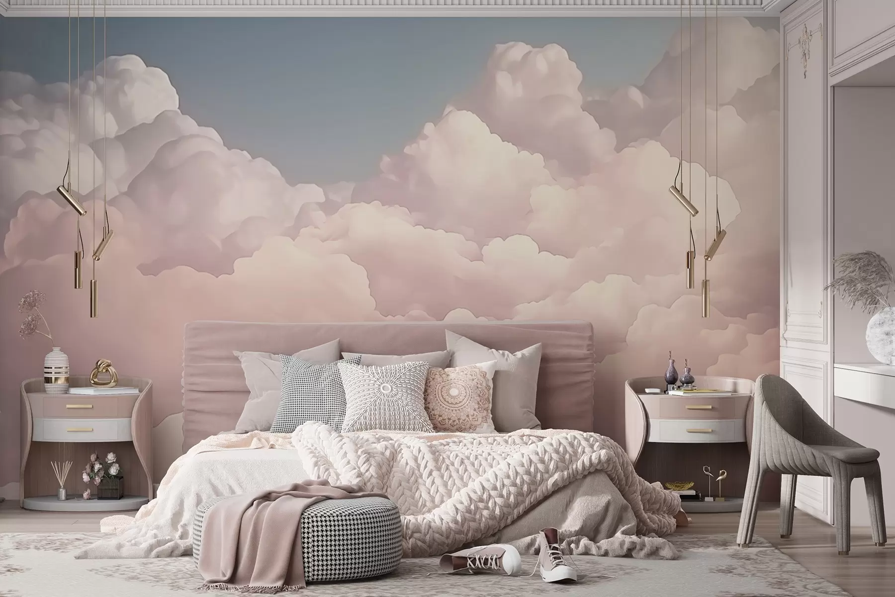 murales de pared Nubes w04750
