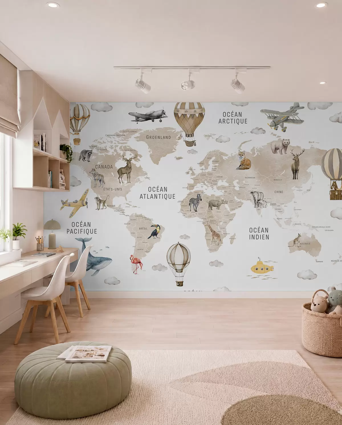 murales de pared Atlas beige en francés c00001frv2