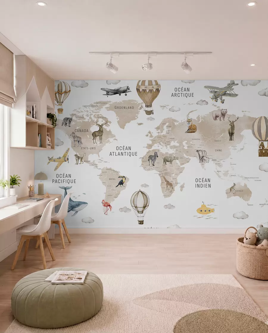 murales de pared Atlas beige en francés c00001frv2