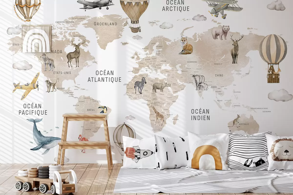 murales de pared Atlas beige en francés c00001frv2