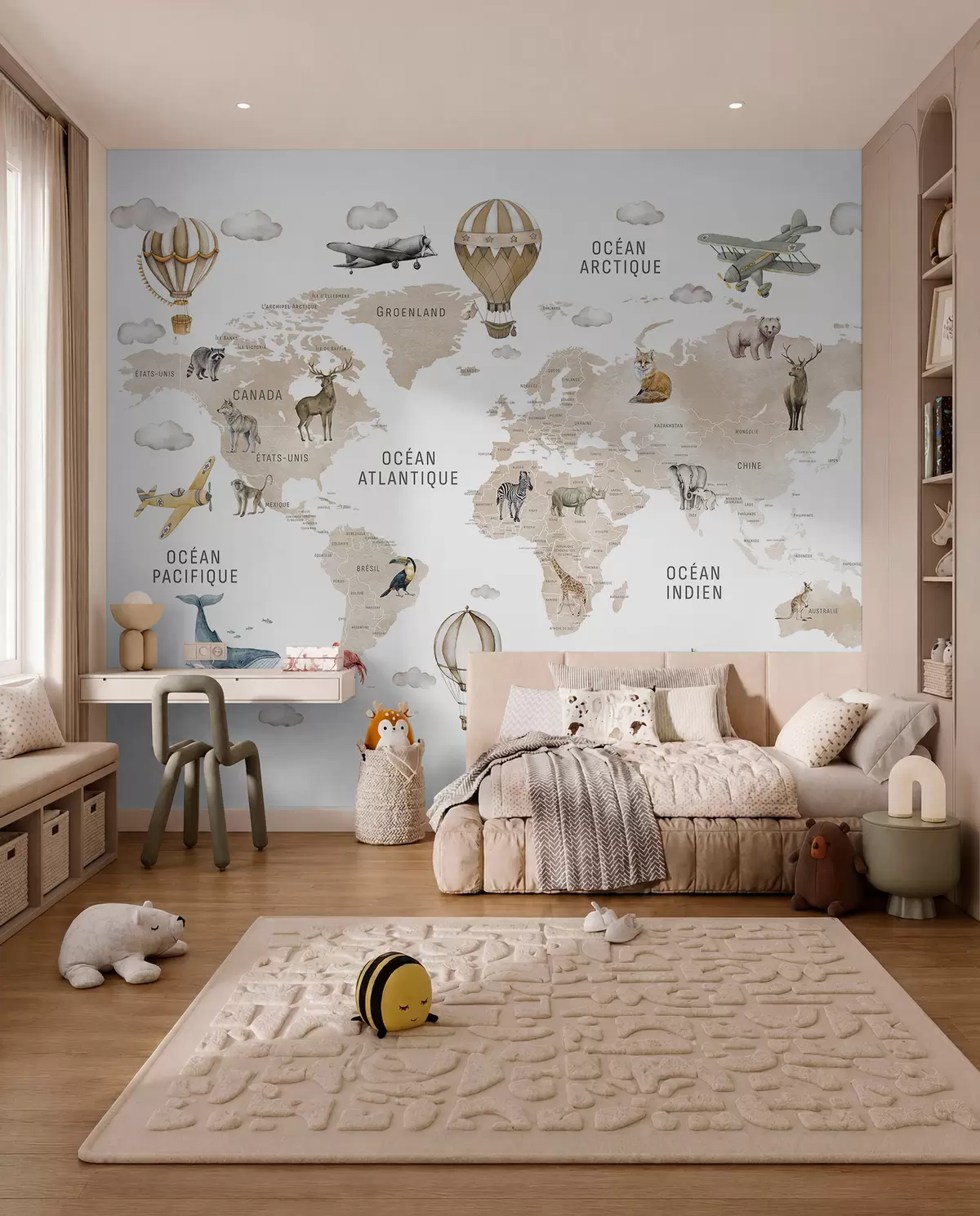 murales de pared Atlas beige en francés c00001frv2