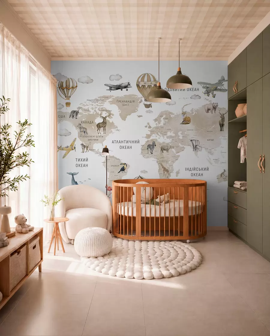 murales de pared Atlas beige en ucraniano c00001ukv2