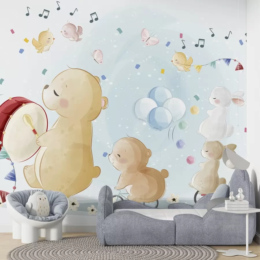 Murales de pared Animales de cuento de hadas w04762 murales de pared Animales de cuento de hadas w04762