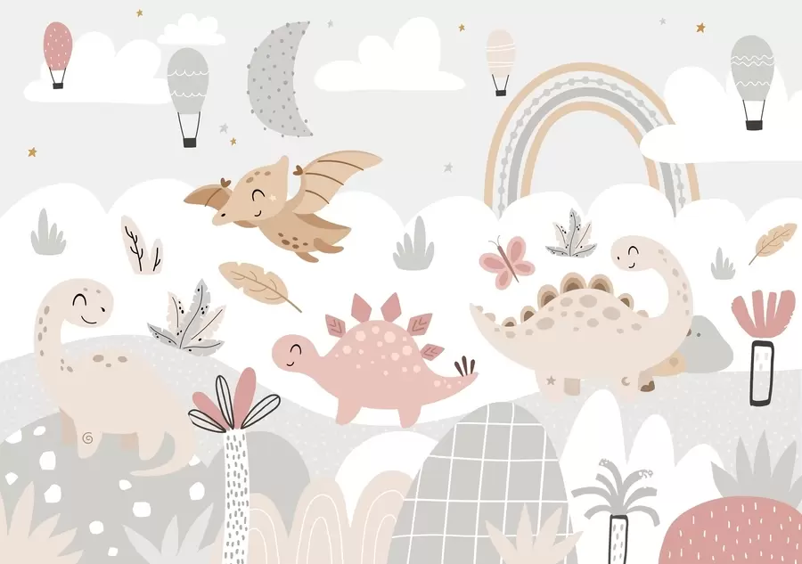 murales de pared Dinosaurios w04764