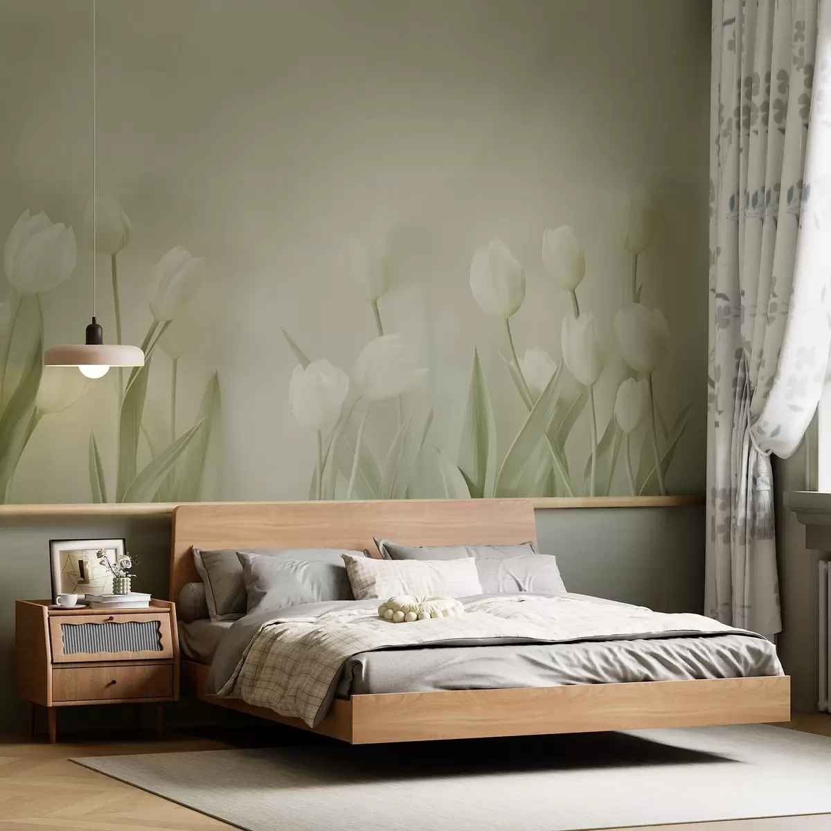 murales de pared Tulipanes w04796