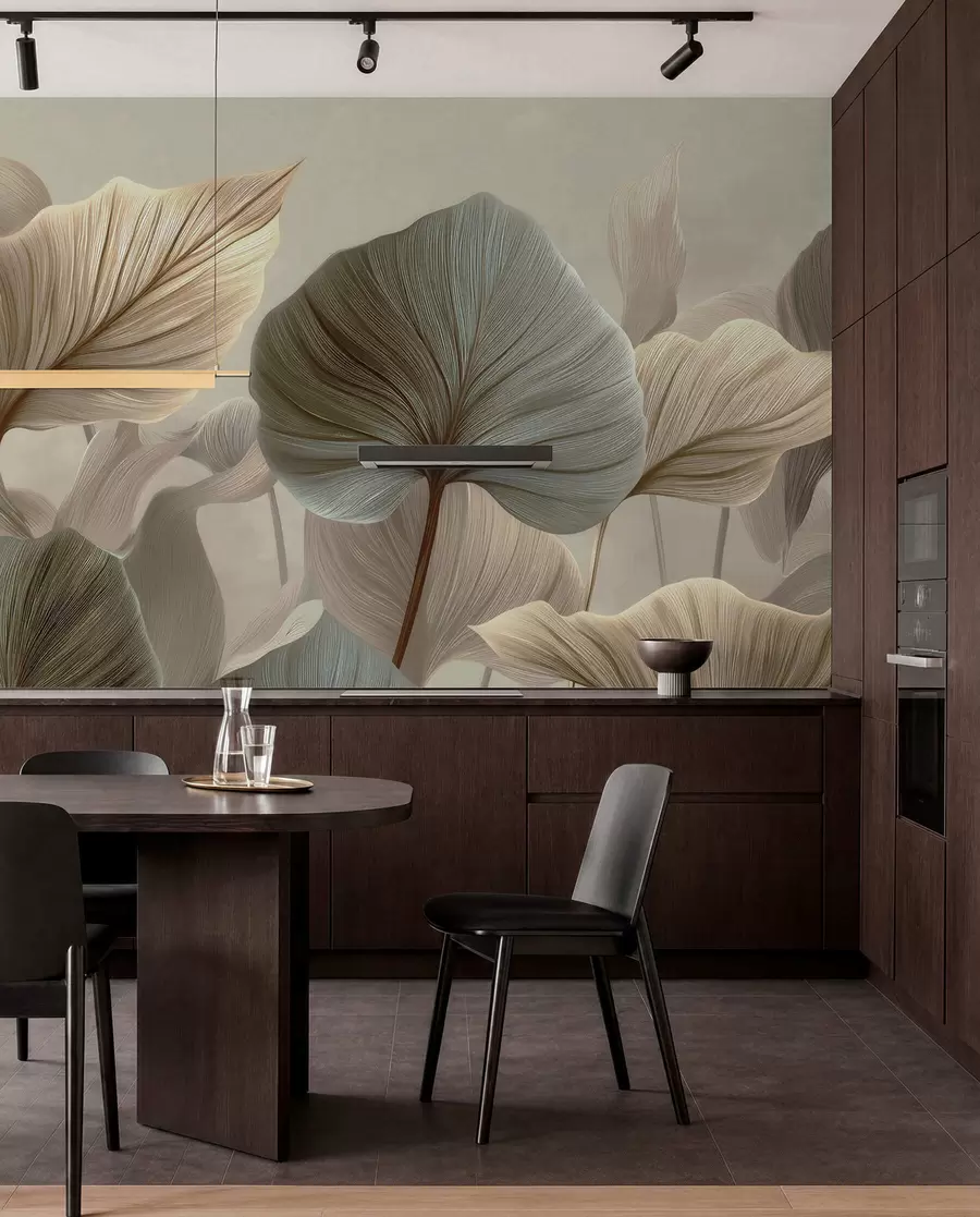 murales de pared Hojas w04848