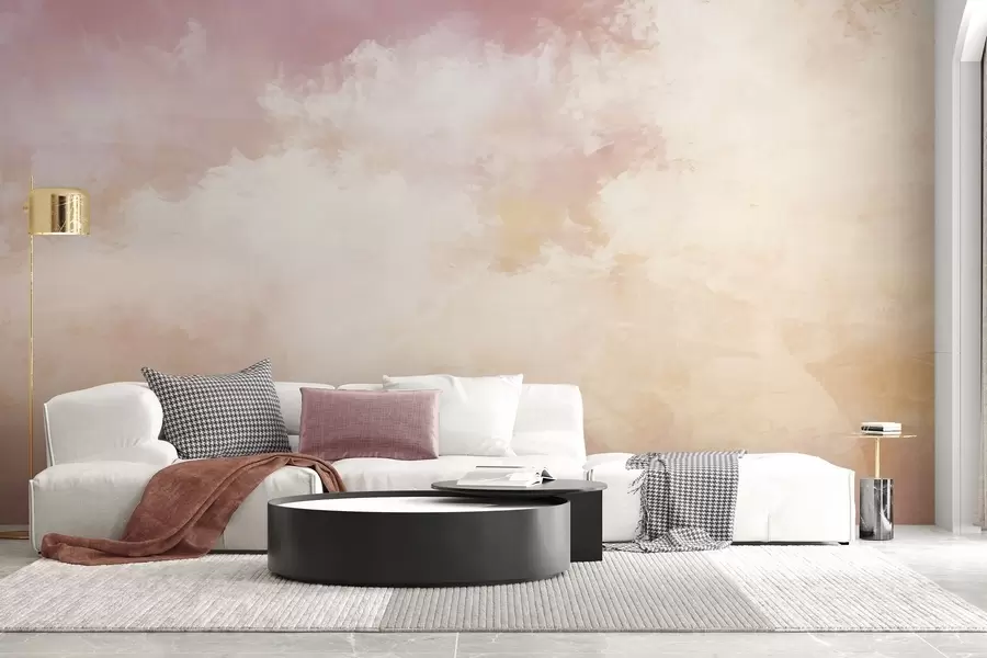 murales de pared Imagen abstracta de nubes en estilo loft w04841v1