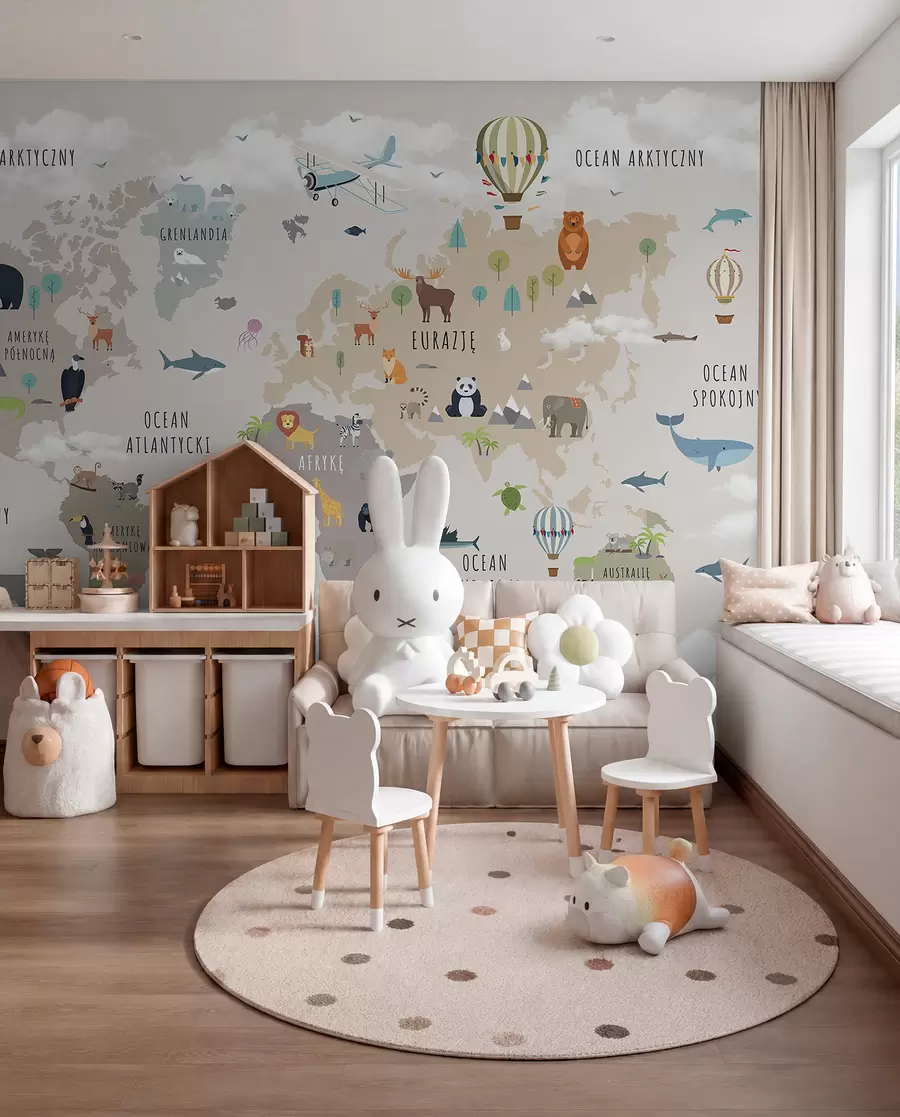 murales de pared Atlas animal en polaco c00002pl