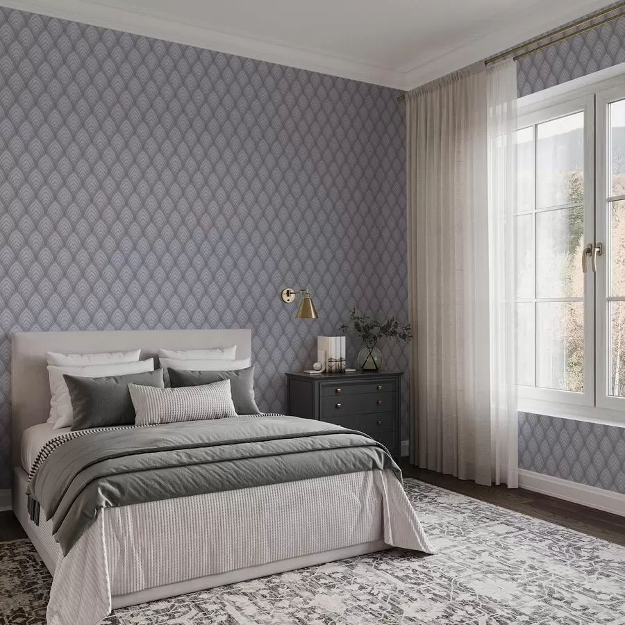 murales de pared Arcos volumétricos similares a una escala de grises con un suave degradado. a00989