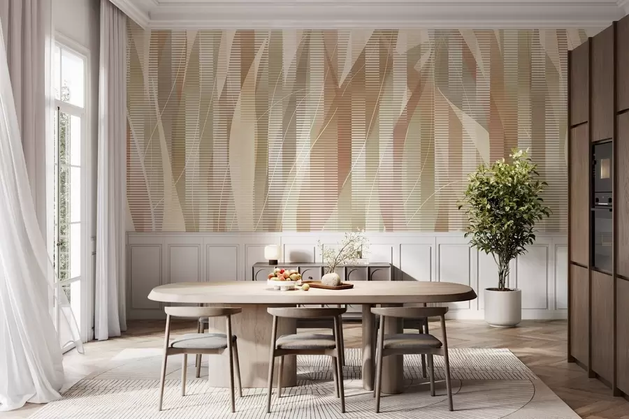 murales de pared Elementos entrelazados w04945